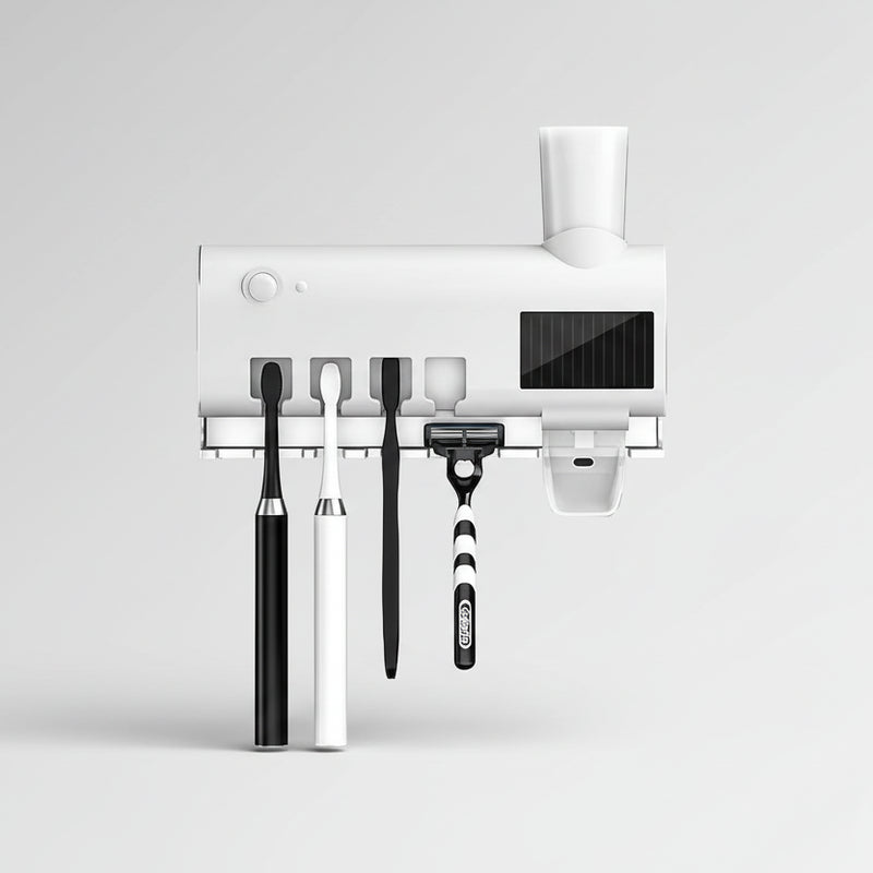 Suporte para Escova de Dente Com Luz UV Integrada