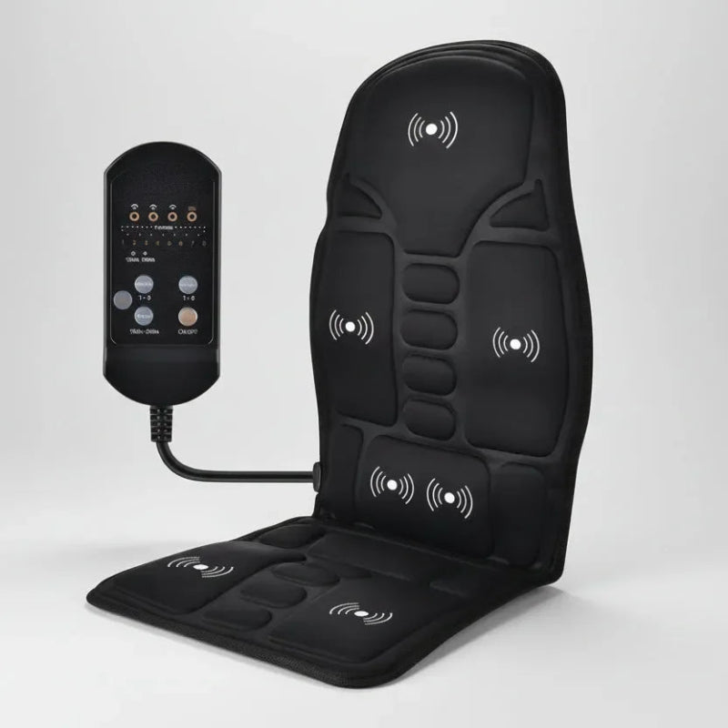 Almofada de massagem elétrica para transformar qualquer cadeira em conforto